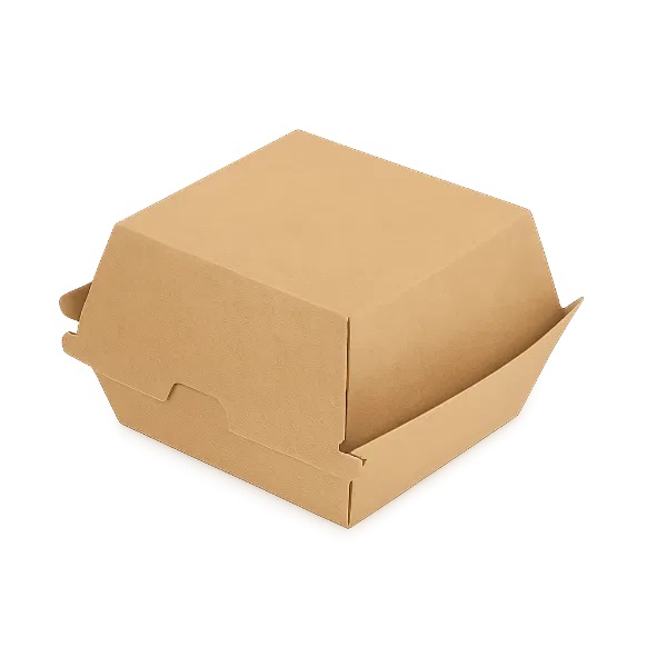 Clamshell Kraft Burger Box - No. 8 - 50x Per Pack