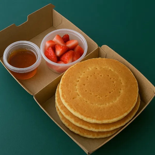 Clamshell Kraft Burger Box - No. 8 - 50x Per Pack