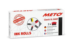 Meto Ink Rollers to Suit XL Giant Price Guns - 2x Per Pack