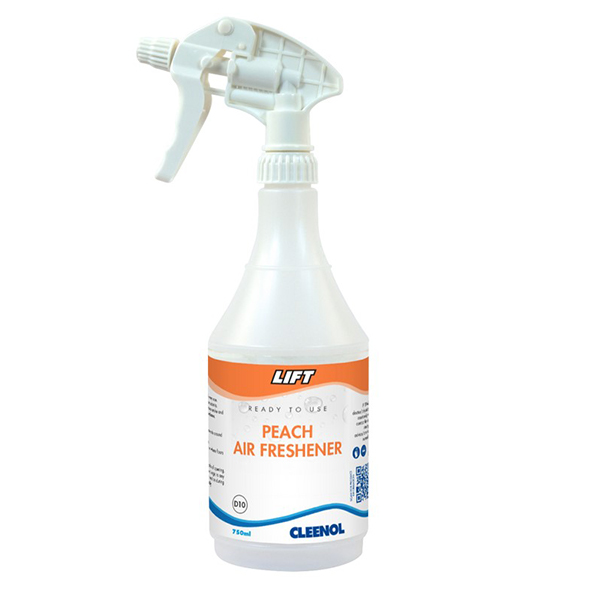 Cleenol Lift Peach Air Freshener - 750ml Spray Bottle Only