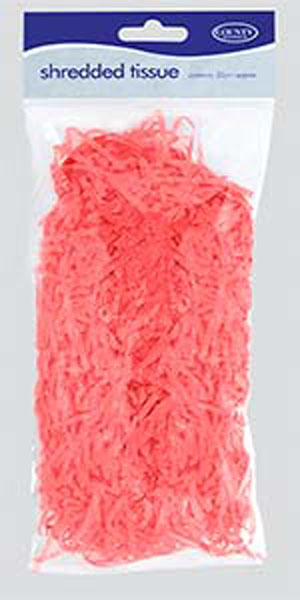 Red Shredded Tissue Paper 20g - 1 Per Pack