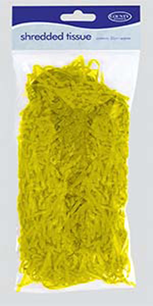 Yellow Shredded Tissue Paper 20g - 1 Per Pack