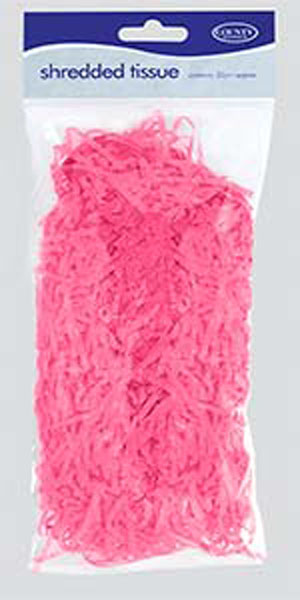 Cerise Shredded Tissue Paper 20g - 1 Per Pack