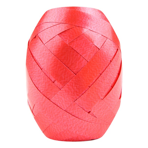 Curling Ribbon Red Glossy - 7mm x 10m  - 1x Roll Per Pack