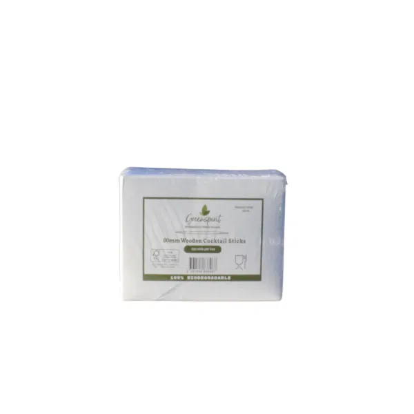 Wooden Cocktail Sticks 80mm - 1000x Per Pack