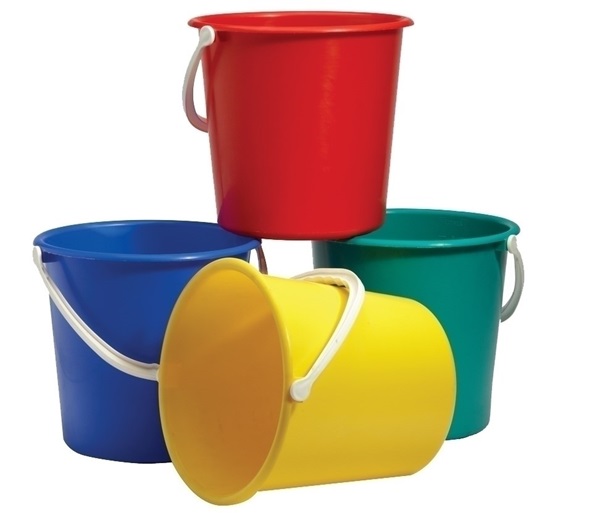Standard Bucket Yellow 9 litre - 1x Per Pack