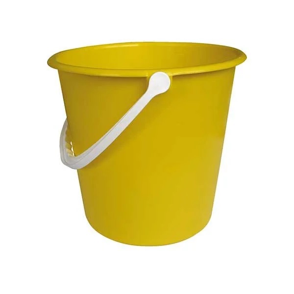 Standard Bucket Yellow 9 litre - 1x Per Pack