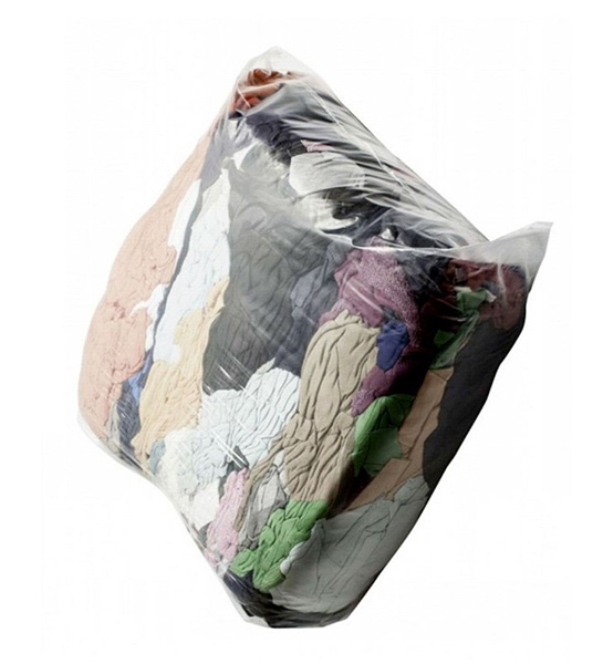 Coloured Cotton Wiping Rags - 9KG Bale