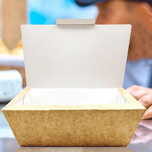 Large Kraft Nested Takeaway Boxes - 50x Per Pack