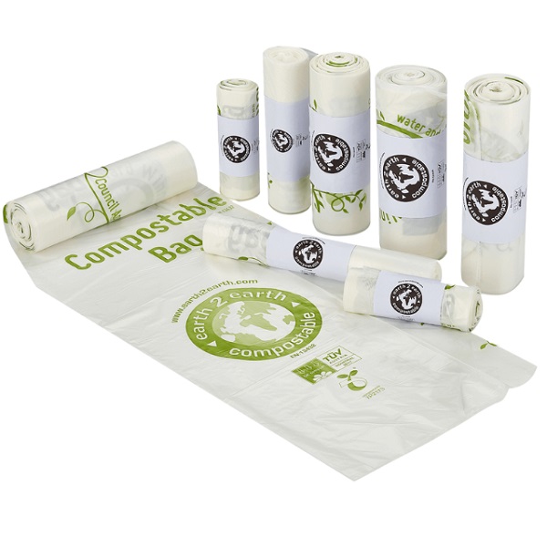Compostable T-Shirt Fruit & Veg Bags 340mm x 425mm - 300x Per Roll