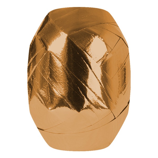 Curling Ribbon Copper Metallic Glossy - 10mm x 10m  - 1x Roll Per Pack