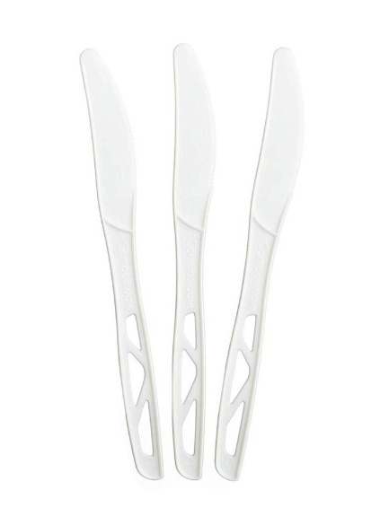 White Compostable Knife - 100x Per Pack