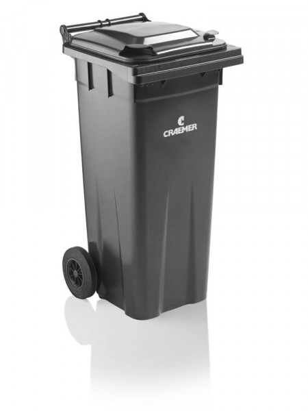 Wheelie Bin Black 120 Litre - 1x Per Pack