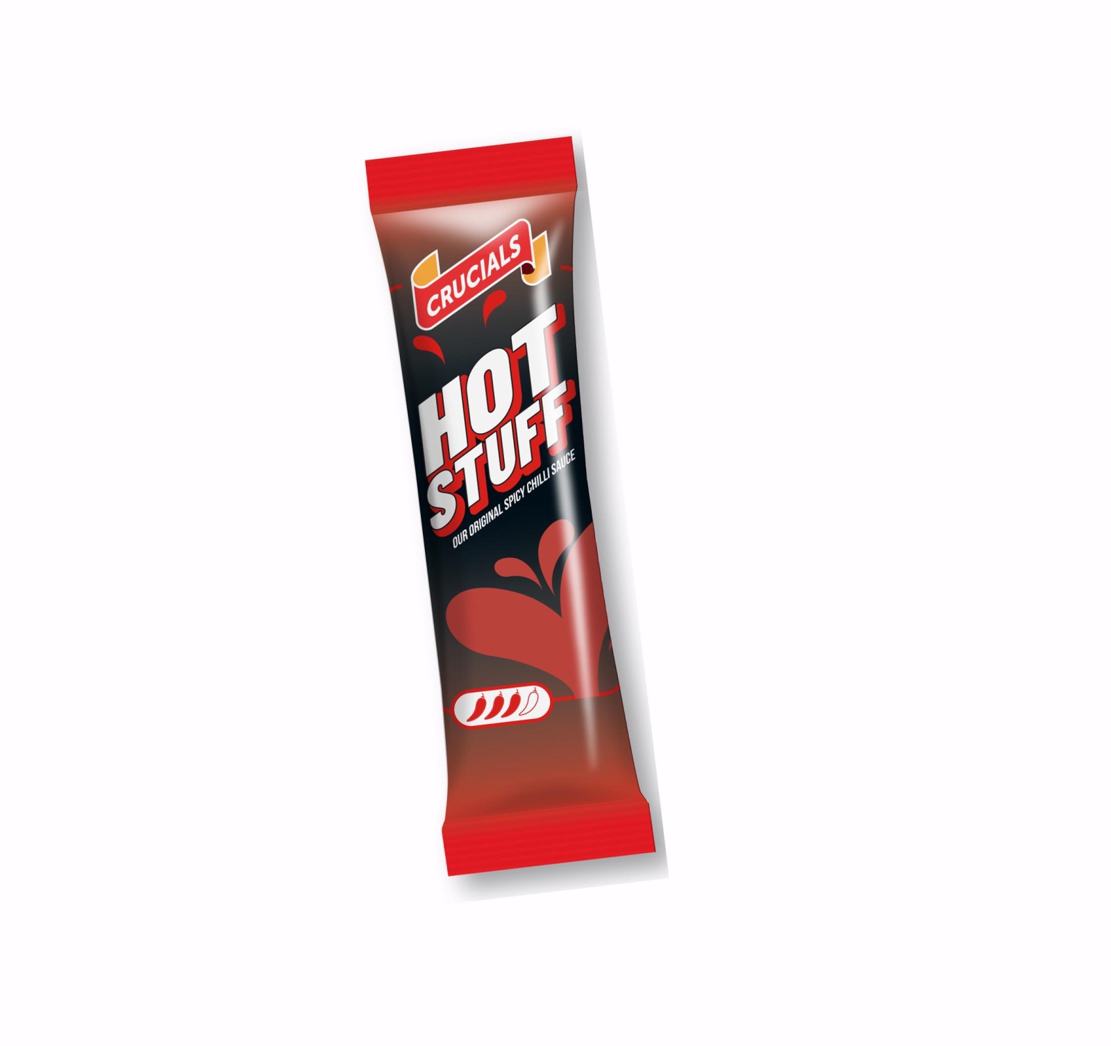 Crucials Hot Sauce 10 Grams - 180x Per Pack