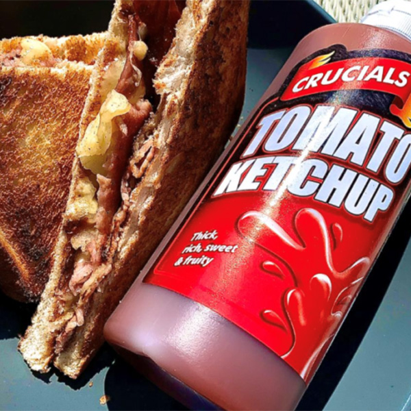 Crucials Tomato Ketchup 1 Litre Squeezy Bottle - 1x Per Pack