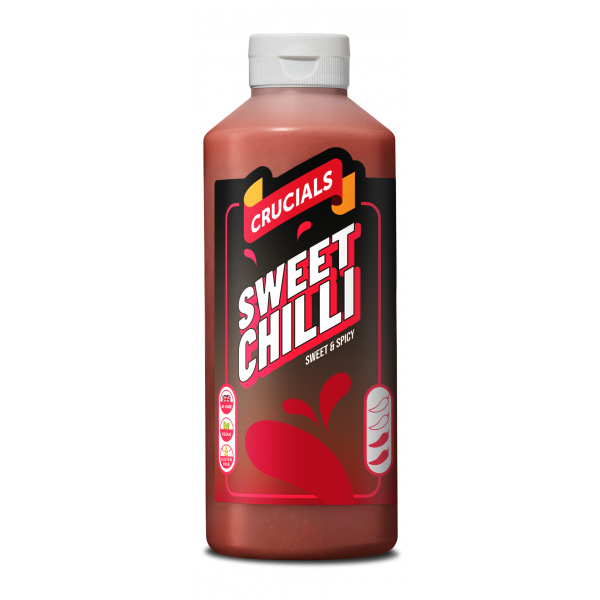 Crucials Sweet Chilli 1 Litre Squeezy Bottle - 1x Per Pack