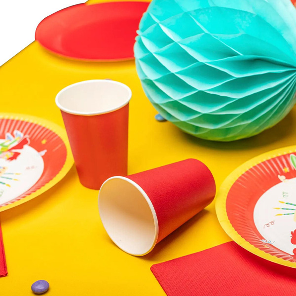 200ml Red Paper Cups  - 15x Per Pack