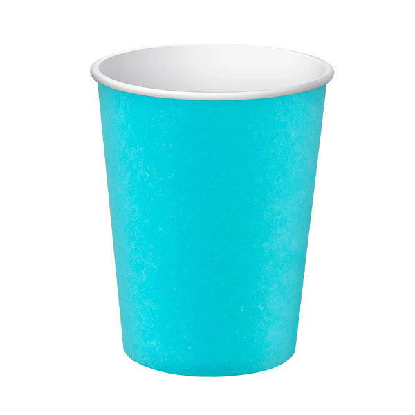 200ml Turquoise Paper Cups  - 15x Per Pack