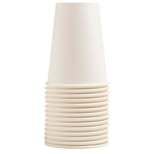 Party Paper Cups White 200ml - 50x Per Pack