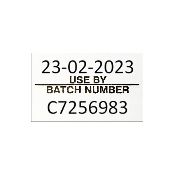 Price Gun Labels Double Line - 26mm x 16mm Use By/Batch No - 10 Rolls Price Gun Labels Double Line - 26mm x 16mm Use By/Batch No - 10 Rolls