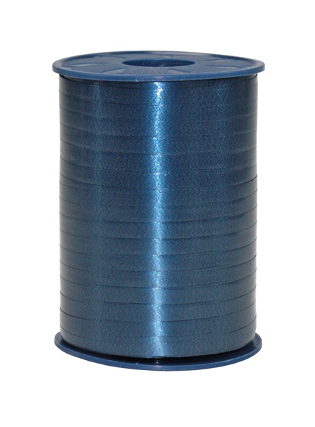 Curling Ribbon Dark Blue Glossy - 5mm x 500m  - 1x Roll Per Pack