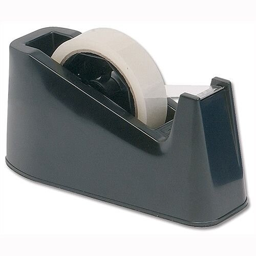 Desk Tape Dispenser Large Holds 25mm x 66mm Tape Core - 1x Per Pack