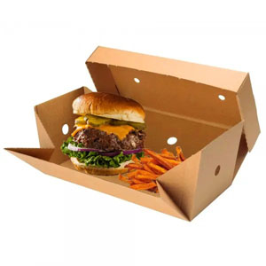Burger Meal Box - Premium Corrugated - 100x Per Case