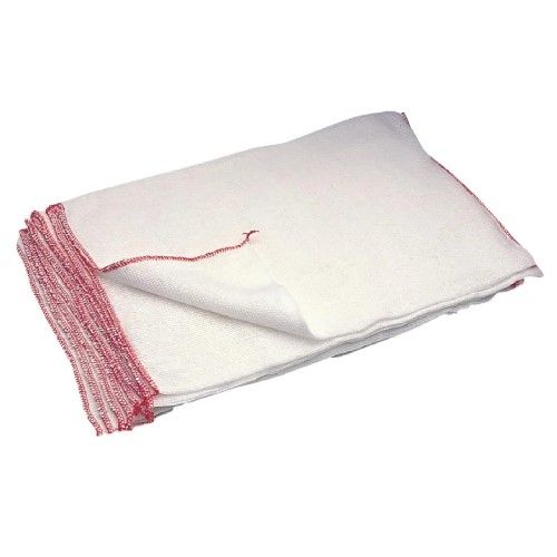 Red Dish Cloths 300 x 400mm - 10x Per Pack