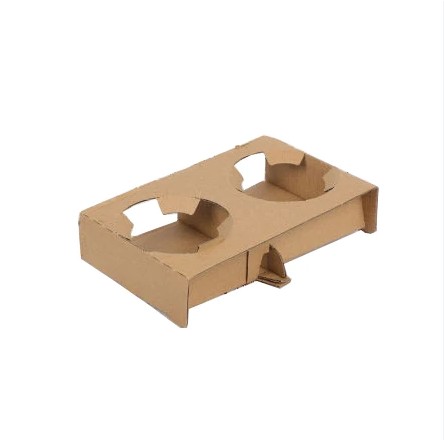 2x Cup Holders Corrugated Cardboard - 600x Per Case