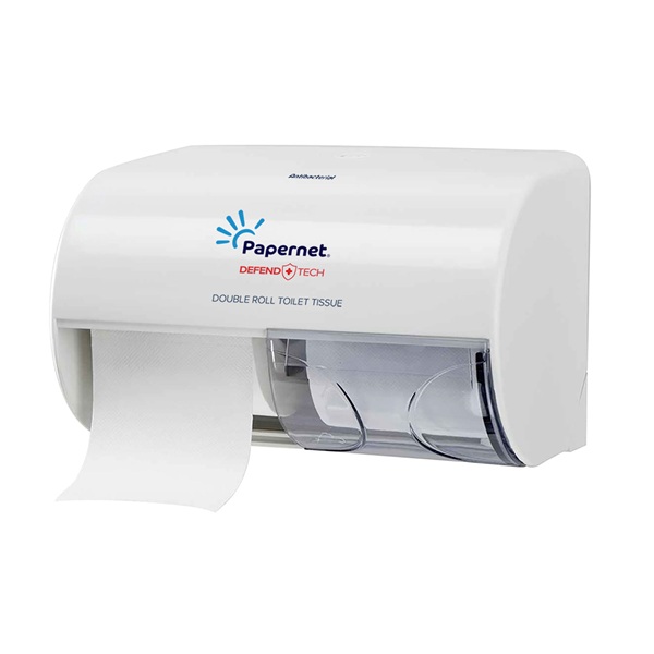 Defend-Tech Double Roll Toilet Tissue Dispenser - 1x Per Pack