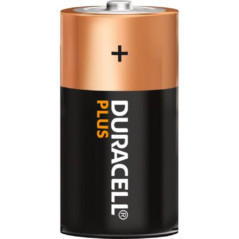 Duracell Plus Power 1.5V Alkaline C Batteries - 2x Per Pack 