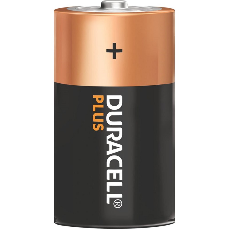 Duracell Plus Power 1.5V Alkaline D Batteries - 2x Per Pack 