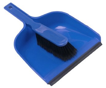 Dustpan and Soft Brush Set Blue - 1 Per pack