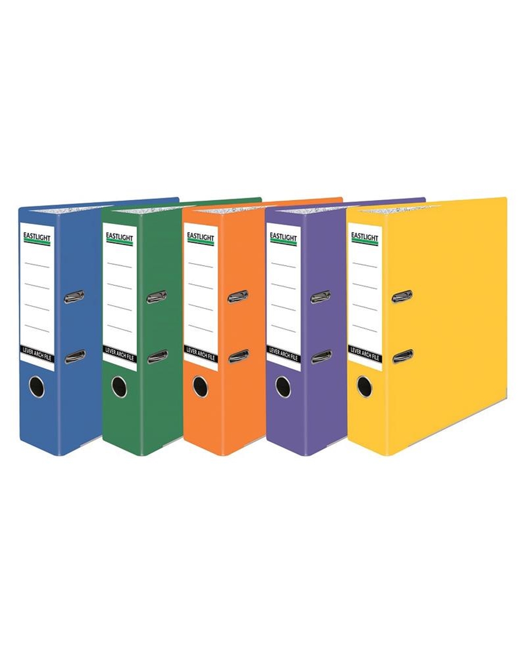 Lever Arch Folders A4 Assorted Colours - 10x Per Case