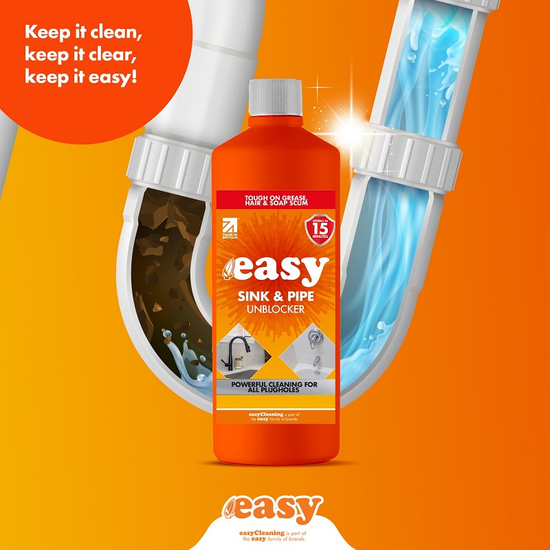 Easy Sink & Pipe Unblocker (1L) - 1x Per Pack