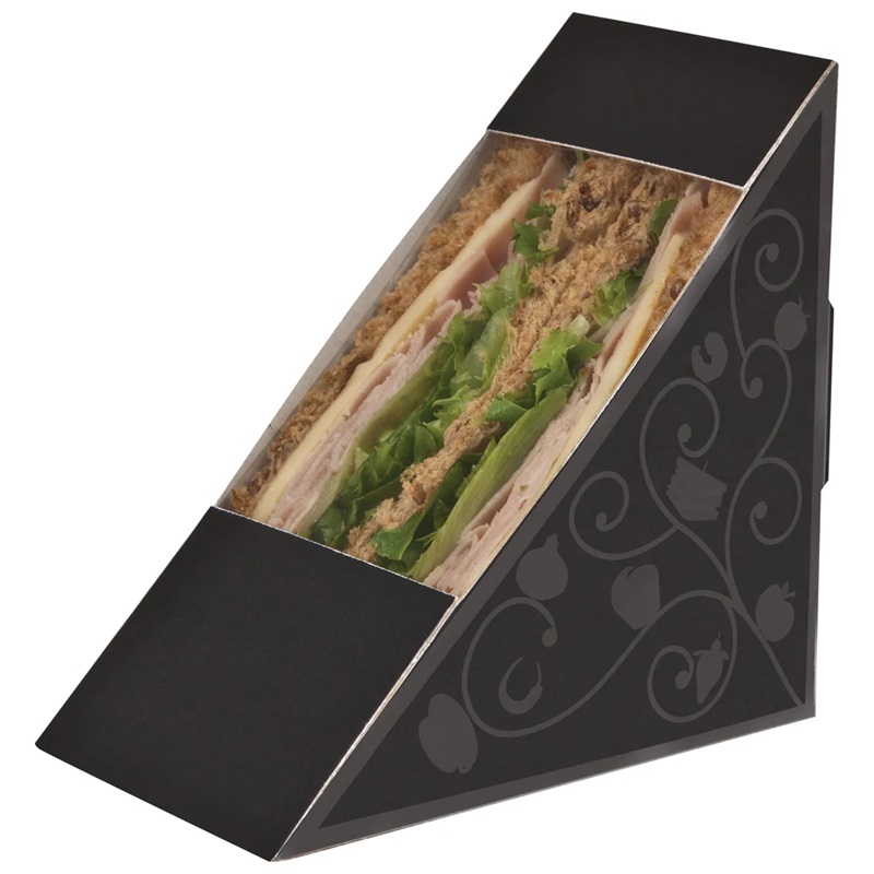 Elegance Compostable Deep Fill Sandwich Pack 123x72x123mm - 500 Per Pack