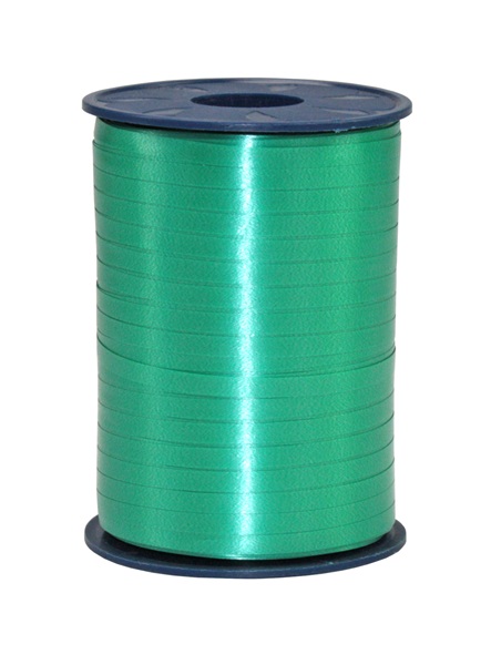 Curling Ribbon Emerald Green Glossy - 5mm x 500m  - 1x Roll Per Pack