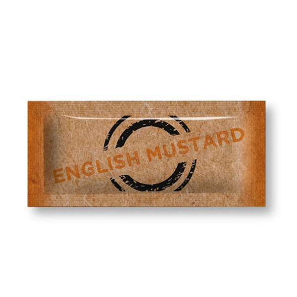 Heritage English Mustard Sachets  9 Grams - 200x Per Pack