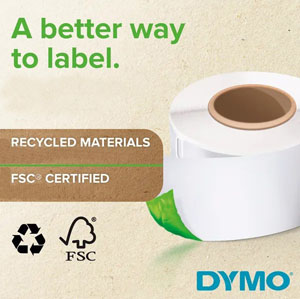 Dymo LabelWriter Multipurpose Labels 32mmx57mm - Pack of 6