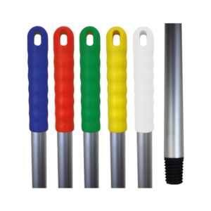 Excel/RHP Mop Handle Aluminium Blue - 1.2 Metre - Blue Grip