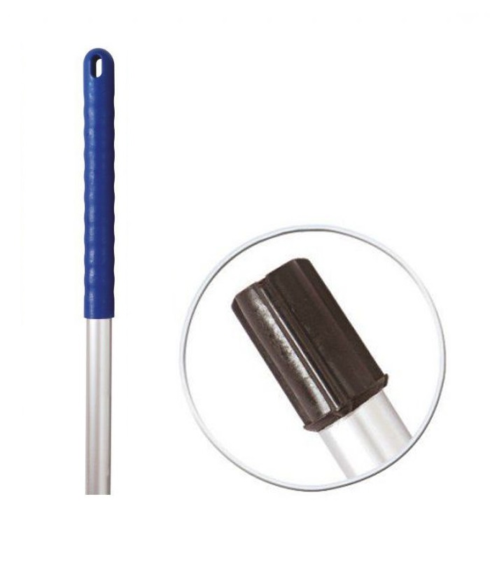 Squeegee Mop Handle Aluminum Blue - 1.4 Metre - Blue Grip