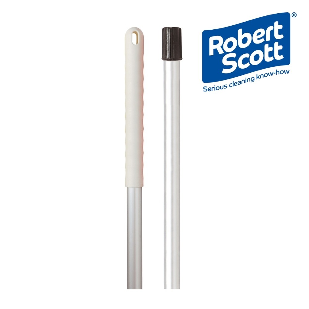 Squeegee Mop Handle Aluminum White - 1.4 Metre - White Grip