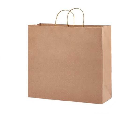 Extra Large Fashion Bags - Twisted Handle Kraft - 125x Per Pack