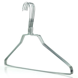 Extra Wide Wire Hangers - 500 Per Pack