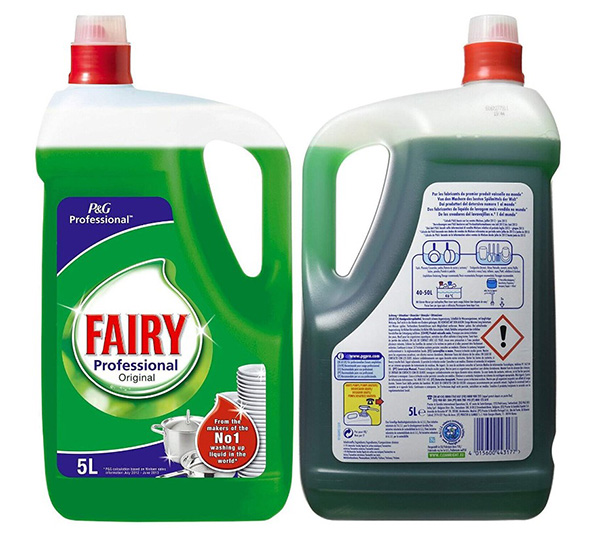 Fairy Professional Washing Up Liquid Original 5 Litre - 1x Per Pack