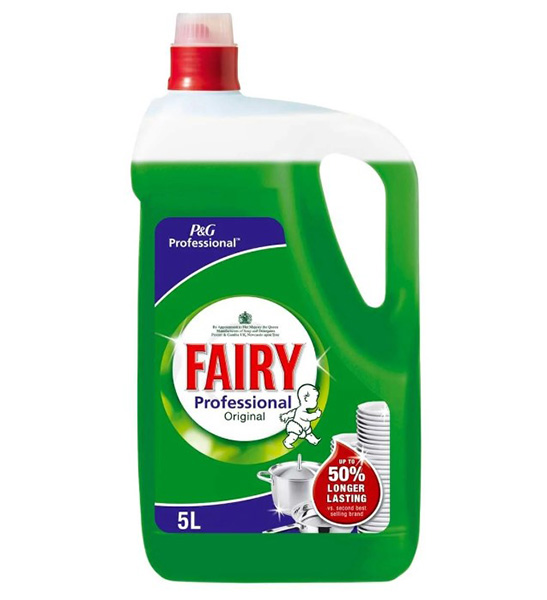 Fairy Professional Washing Up Liquid Original 5 Litre - 1x Per Pack