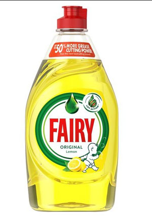 Fairy Washing Liquid Lemon 320ml - 1x Per Pack