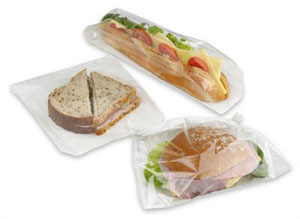 Film Front Window Bags White 10