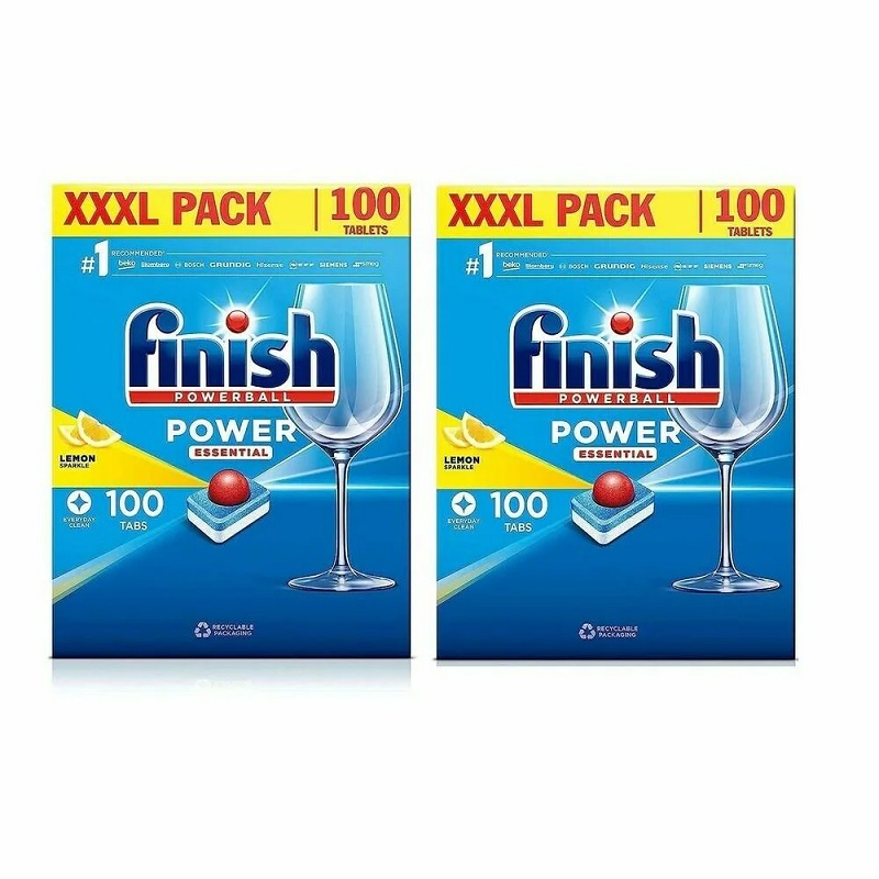 Finish Power Essential Regular 100 Dishwasher Tablets 