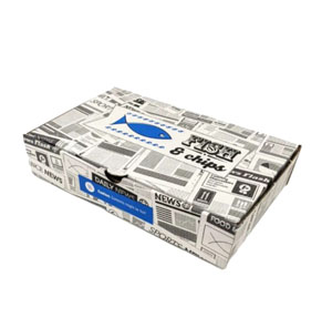 Large Fish and Chip Biodegradable Boxes - 100 Per Pack